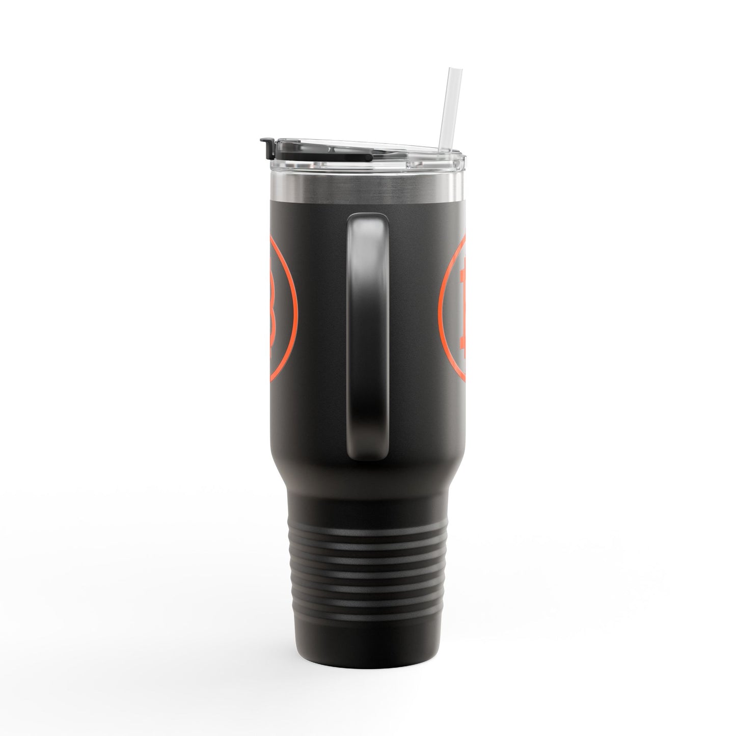 Bitcoin B Insulated Travel Mug - Orange Habit Home - The Orange Habit