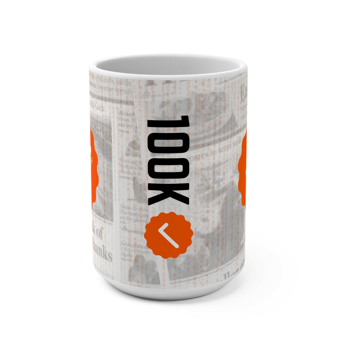100K Verified / Bitcoin Mug - Orange Habit Home - The Orange Habit