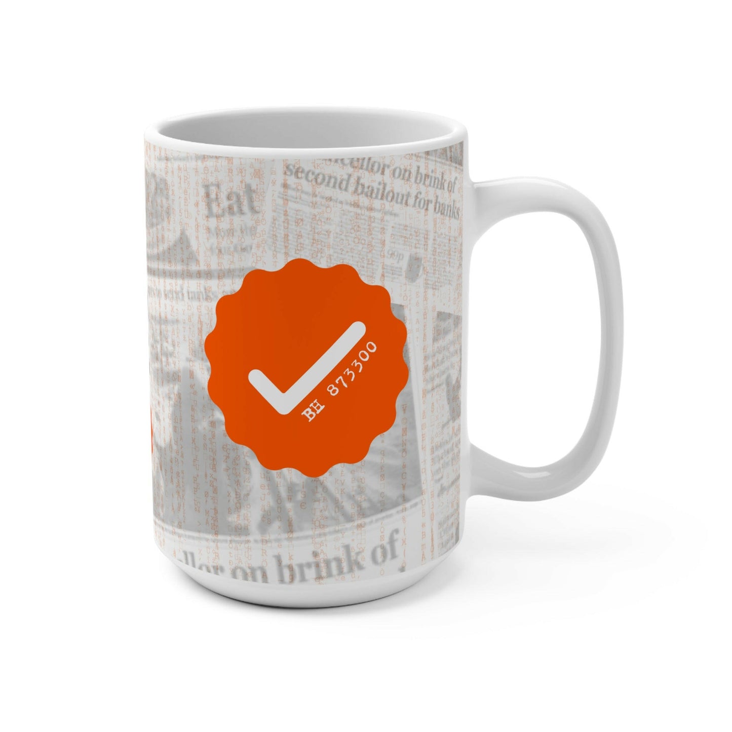 100K Verified / Bitcoin Mug - Orange Habit Home - The Orange Habit