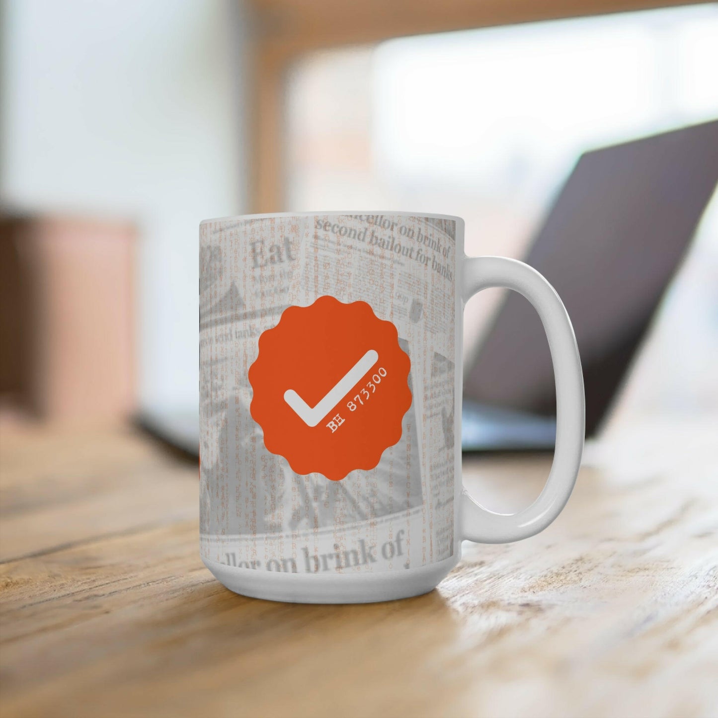 100K Verified / Bitcoin Mug - Orange Habit Home - The Orange Habit