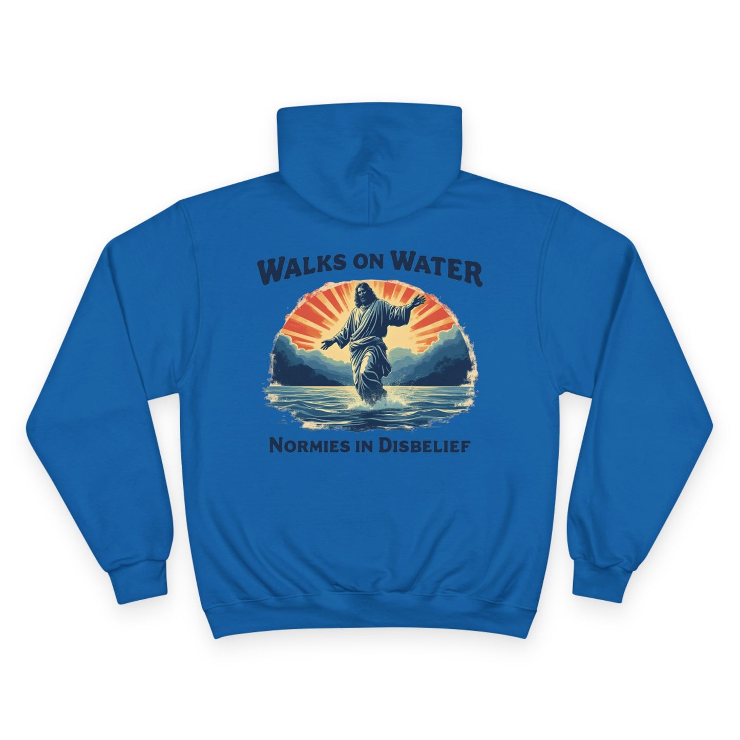Walks On Water Unisex Champion Hoodie