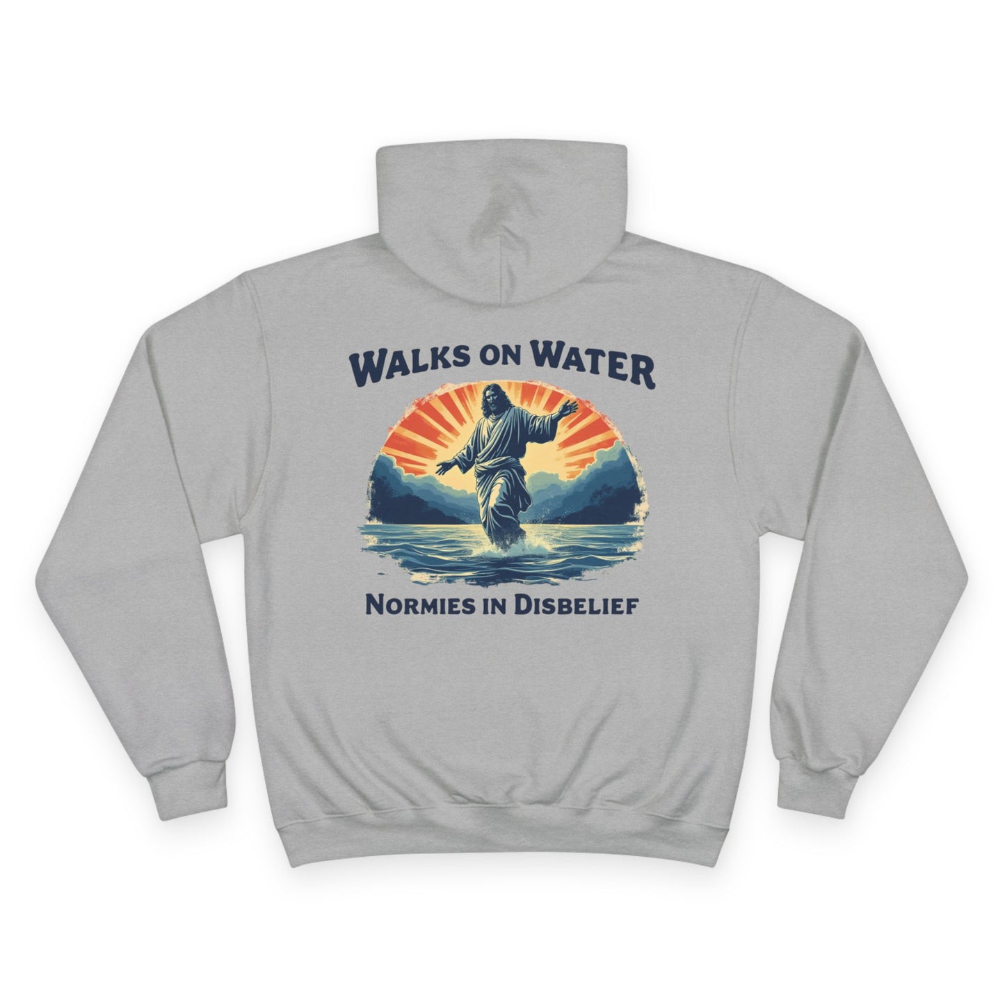 Walks On Water Unisex Champion Hoodie