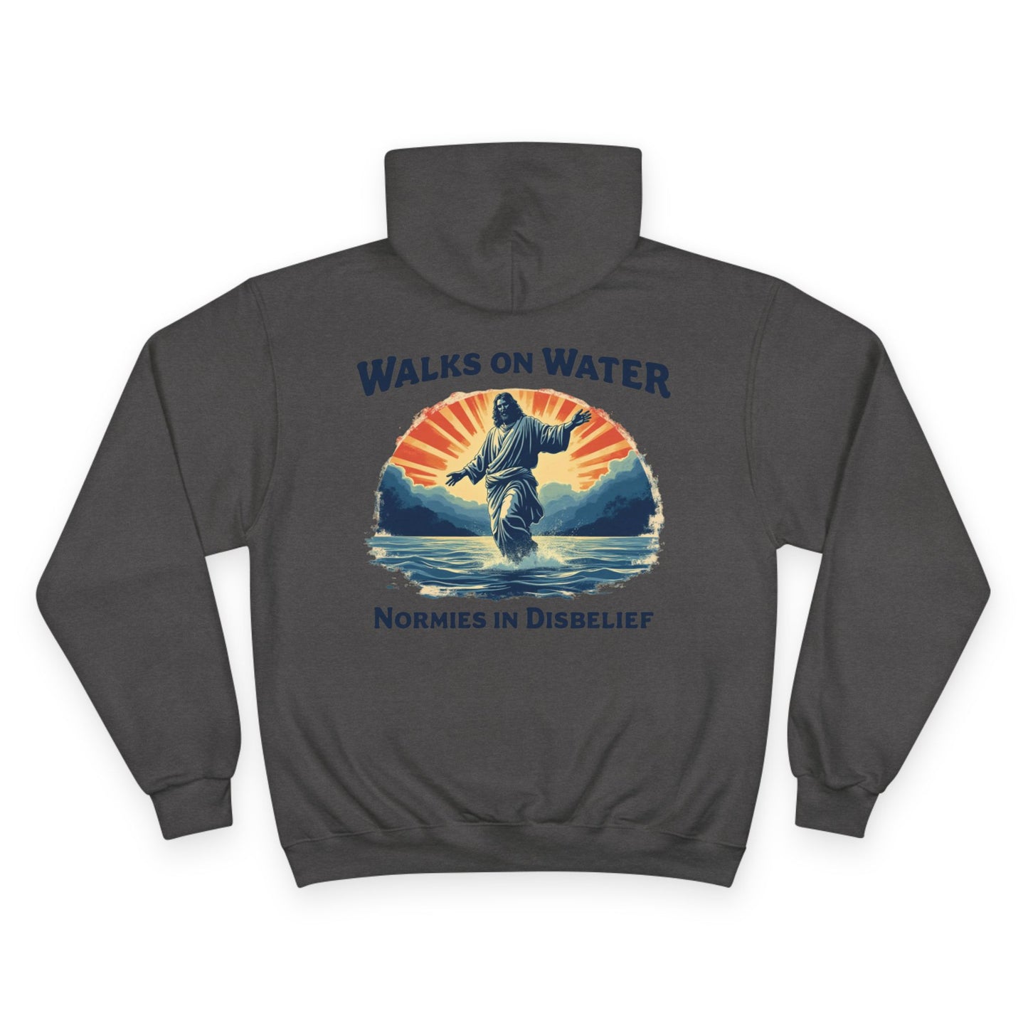 Walks On Water Unisex Champion Hoodie