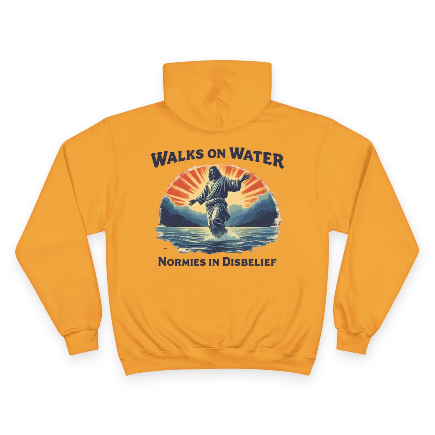 Walks On Water Unisex Champion Hoodie