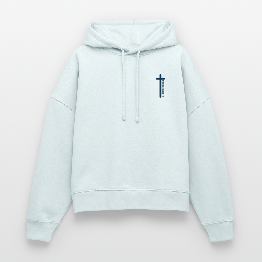 In God We Trust Women's Organic Hoodie - blue ice