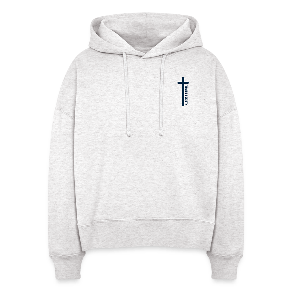 In God We Trust Women's Organic Hoodie - cool heather grey