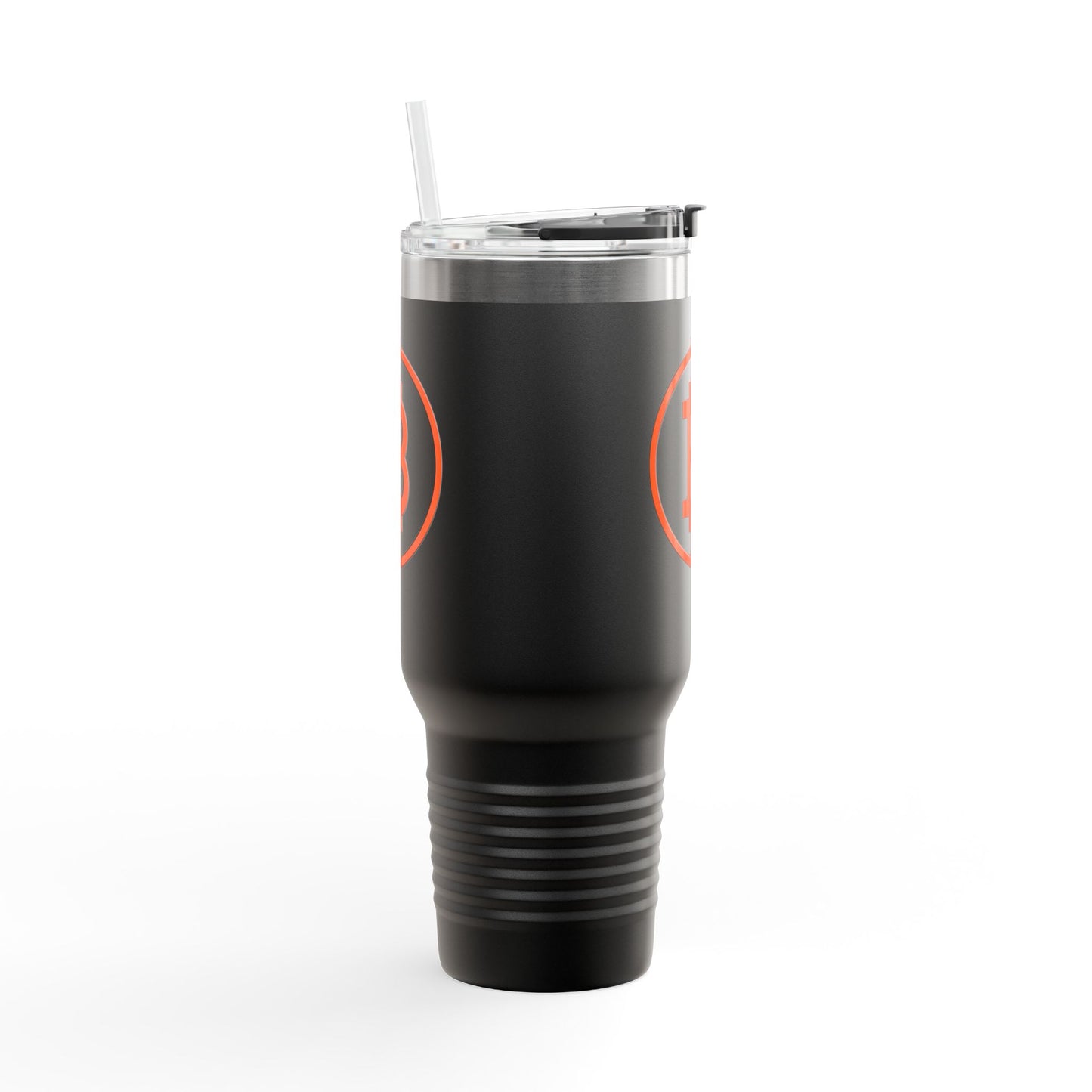 Bitcoin B Insulated Travel Mug - Orange Habit Home - The Orange Habit