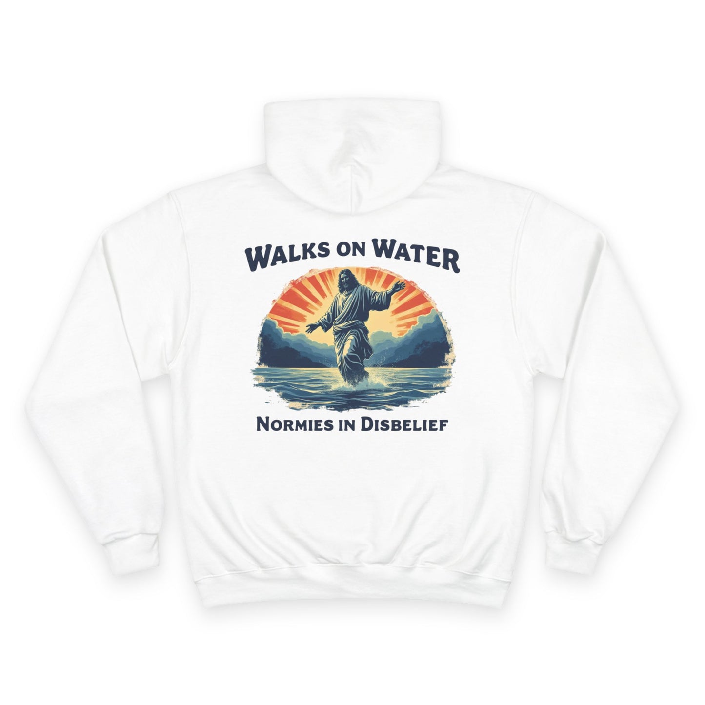 Walks On Water Unisex Champion Hoodie