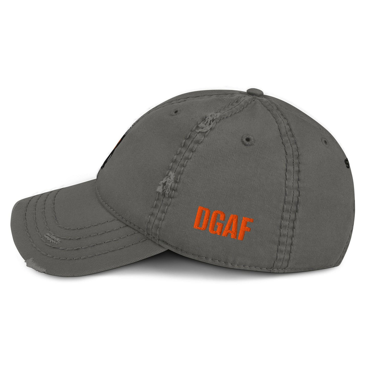 HONEY BADGER / Distressed Bitcoin Dad Hat - SVRN_T Hats - The Orange Habit