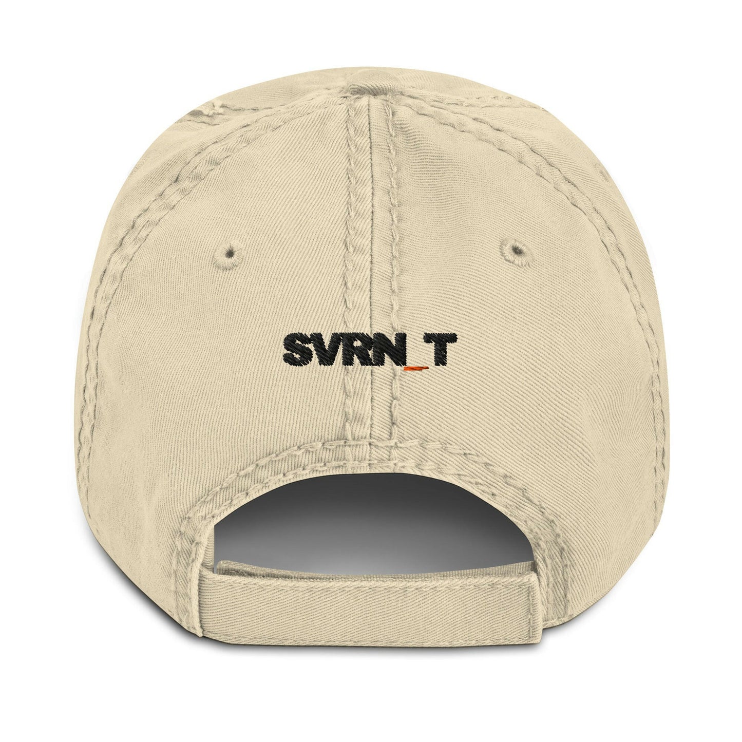 HONEY BADGER / Distressed Bitcoin Dad Hat - SVRN_T Hats - The Orange Habit