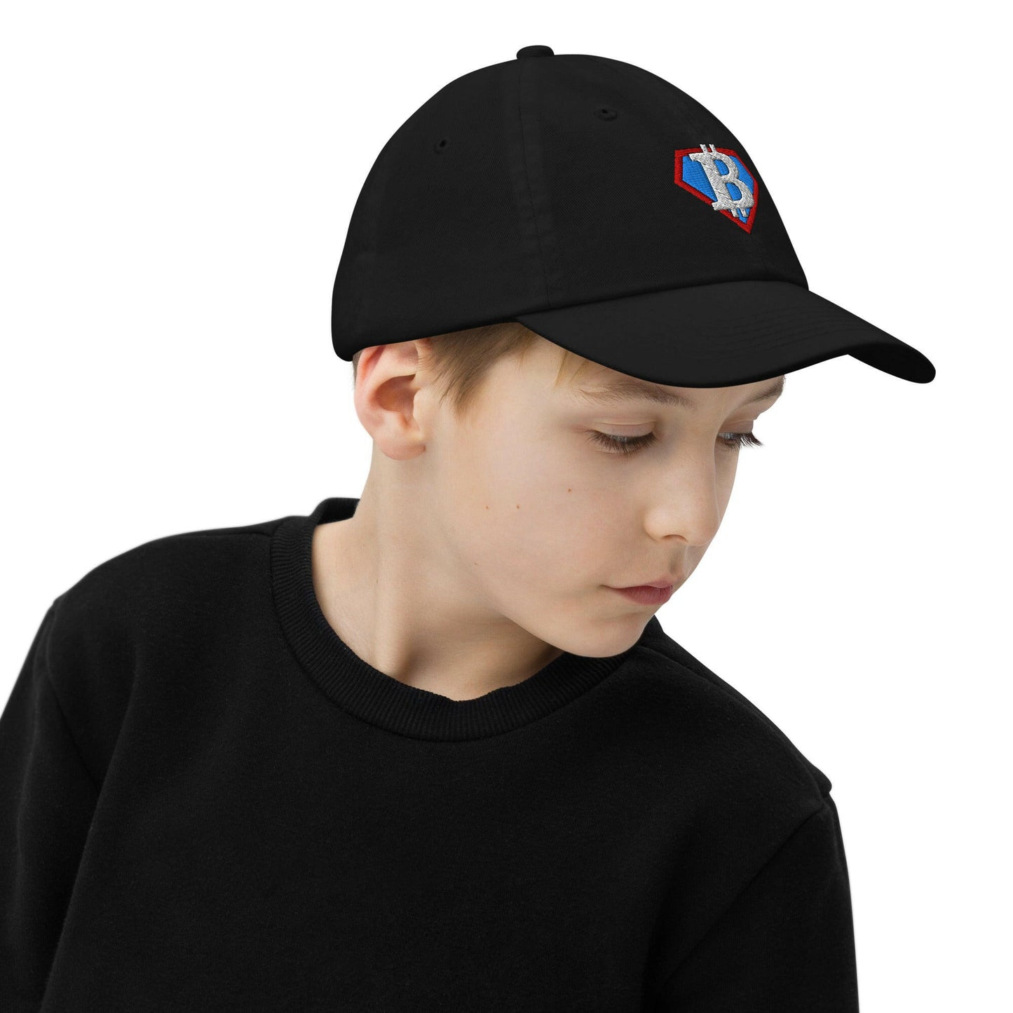 SUPER B / Kids Bitcoin Hat - Lil'B Hats - The Orange Habit