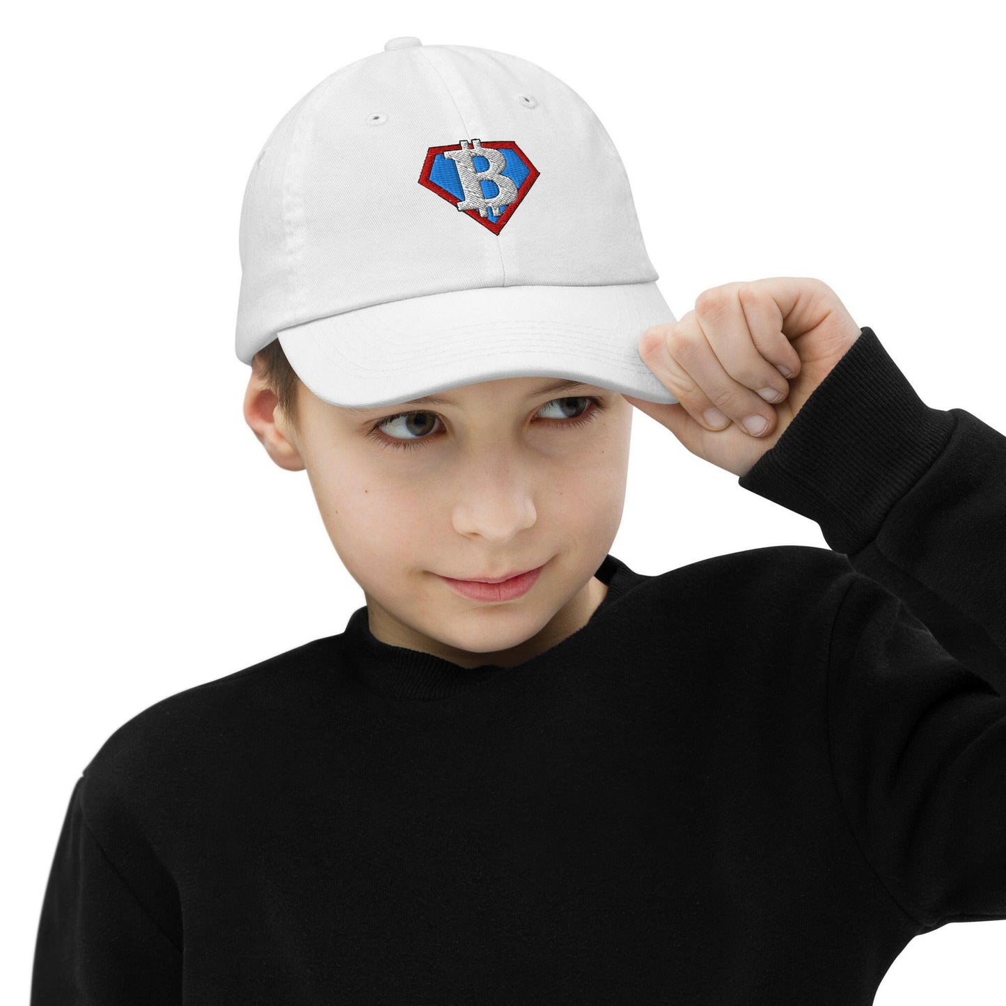 SUPER B / Kids Bitcoin Hat - Lil'B Hats - The Orange Habit