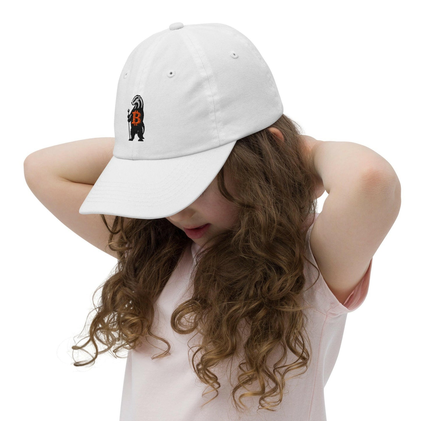 Honey Badger / Kids Bitcoin Hat - Lil'B Hats - The Orange Habit