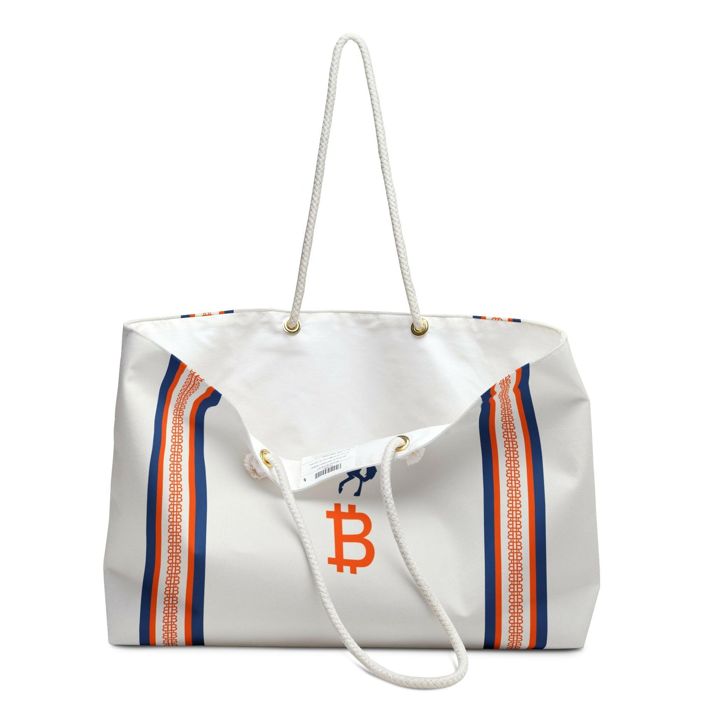Soft Revolution / Bitcoin Weekender Bag - Nikki Nakamoto Bags - The Orange Habit