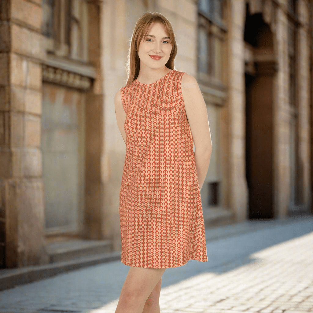 BITCOIN PARIS / A-line Sleeveless Dress - Nikki Nakamoto - The Orange Habit