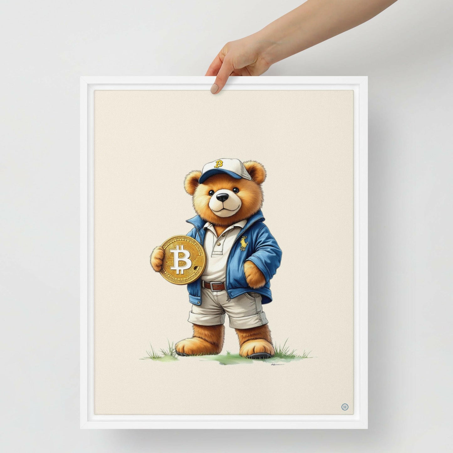 Bitcoin Art / Bearish - Orange Habit Home - The Orange Habit