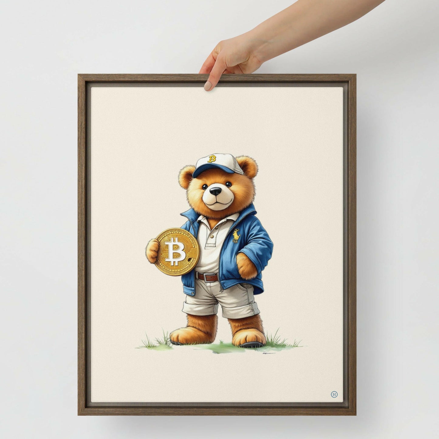 Bitcoin Art / Bearish - Orange Habit Home - The Orange Habit