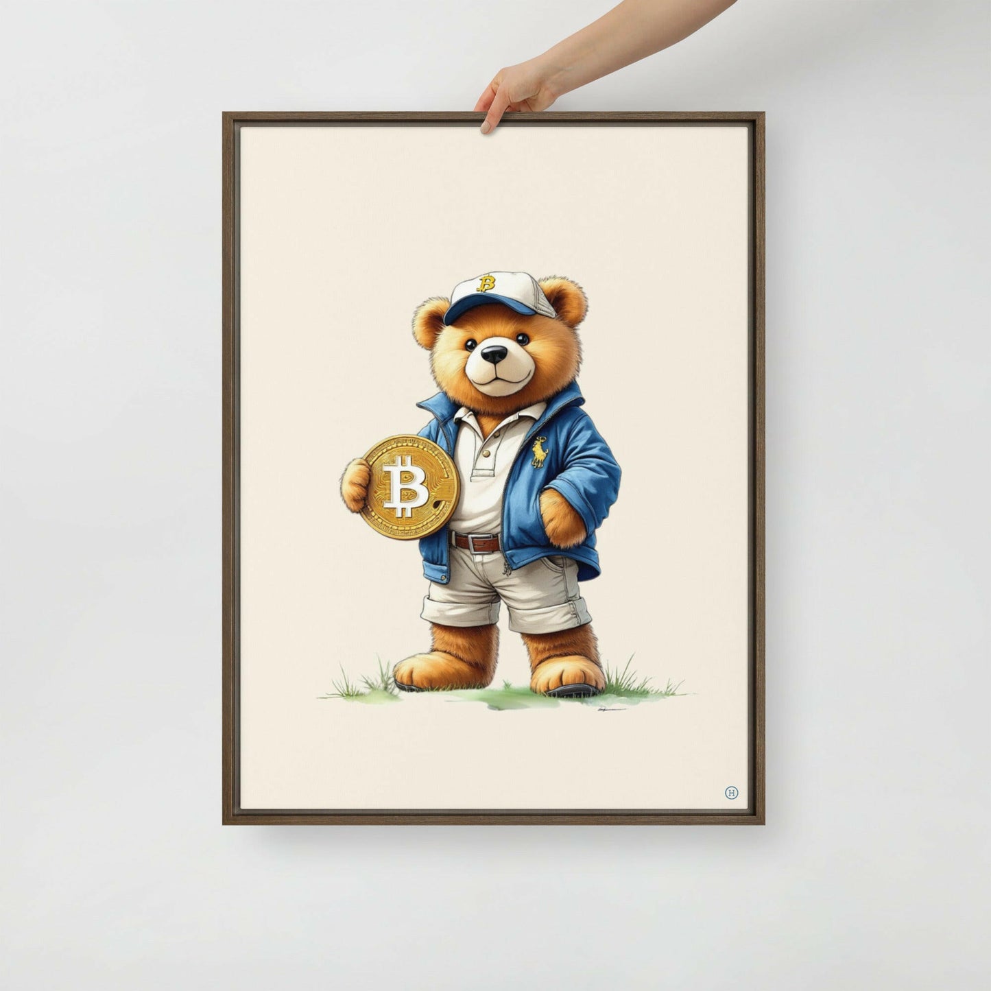 Bitcoin Art / Bearish - Orange Habit Home - The Orange Habit