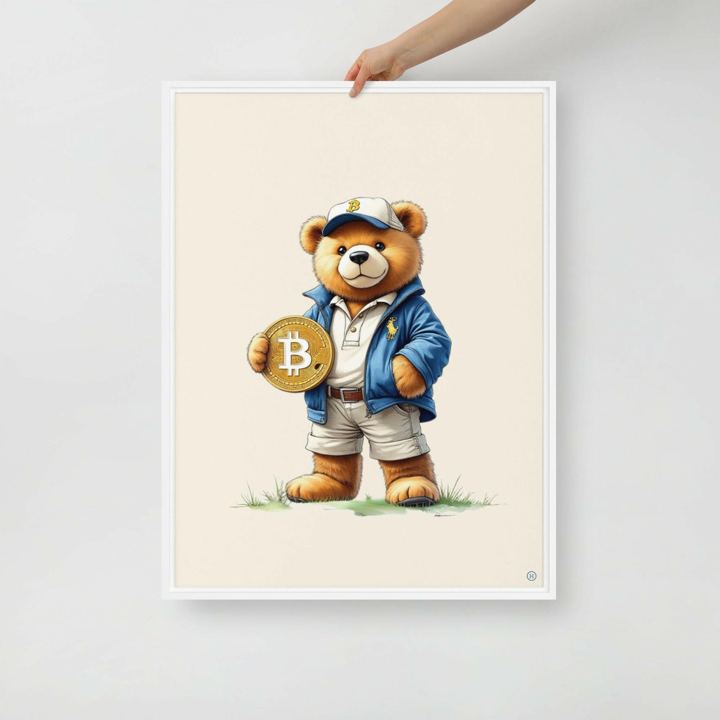 Bitcoin Art / Bearish - Orange Habit Home - The Orange Habit