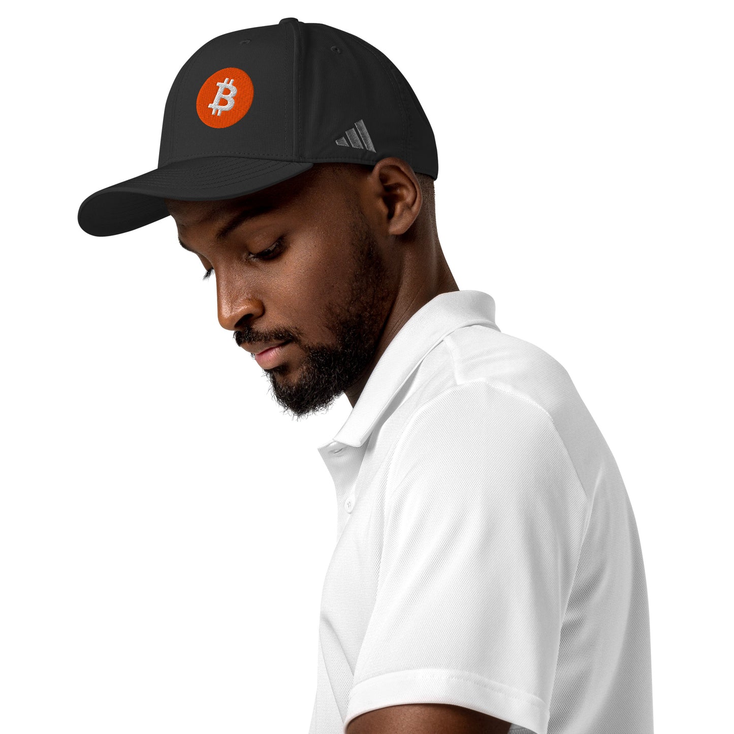 Bitcoin B / Adidas Performance Cap - SVRN_T Hats - The Orange Habit