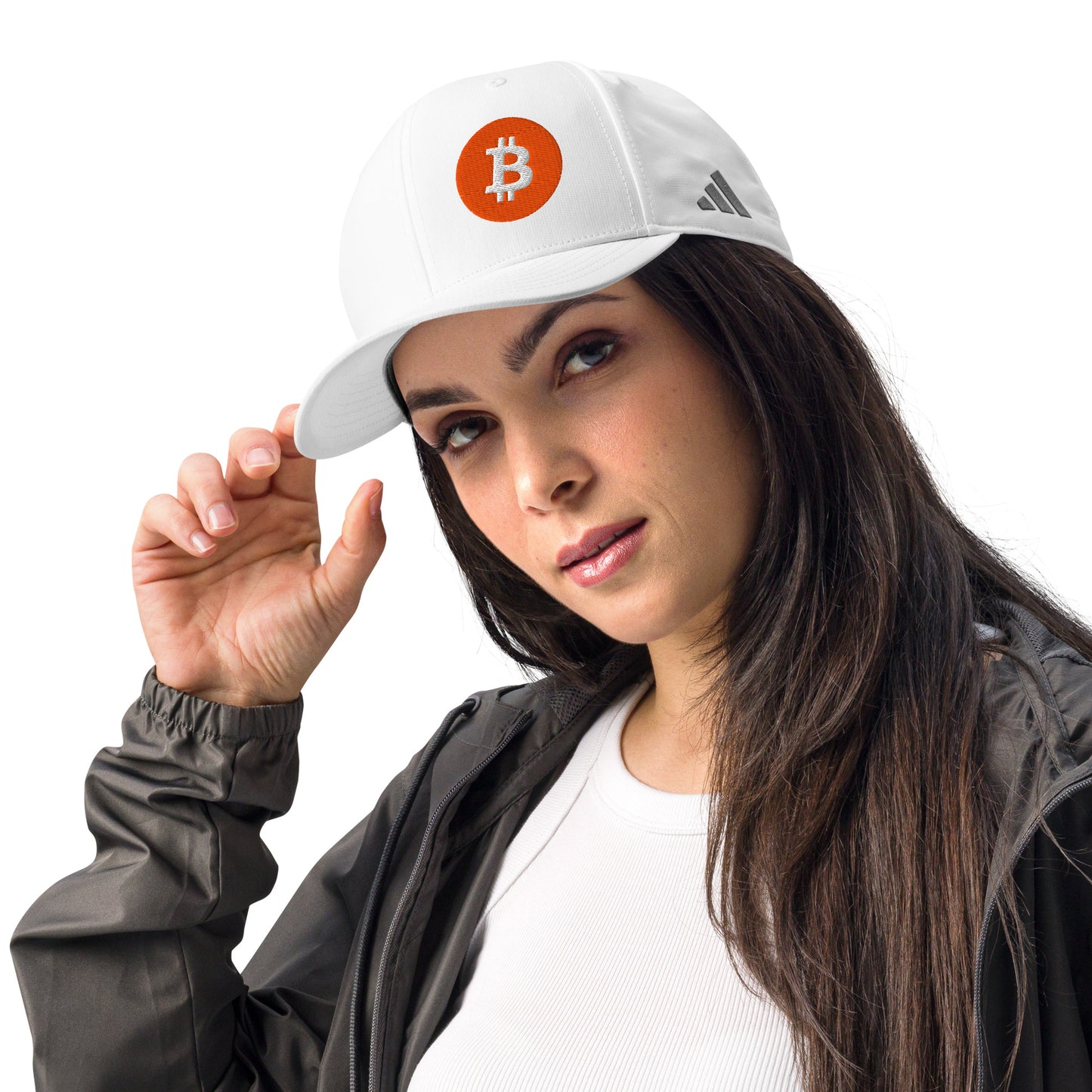Bitcoin B / Adidas Performance Cap - SVRN_T Hats - The Orange Habit