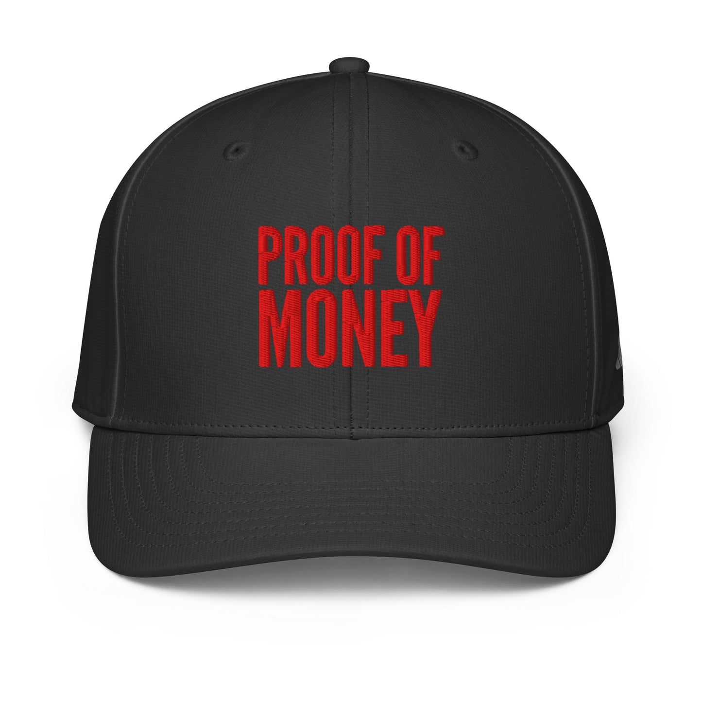 Proof of Money Bitcoin hat by Adidas, embroidered logo, The Orange Habit
