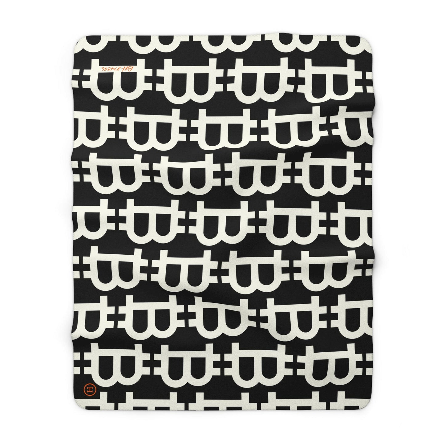 THE B / Sherpa Bitcoin Blanket - Orange Habit Home - The Orange Habit
