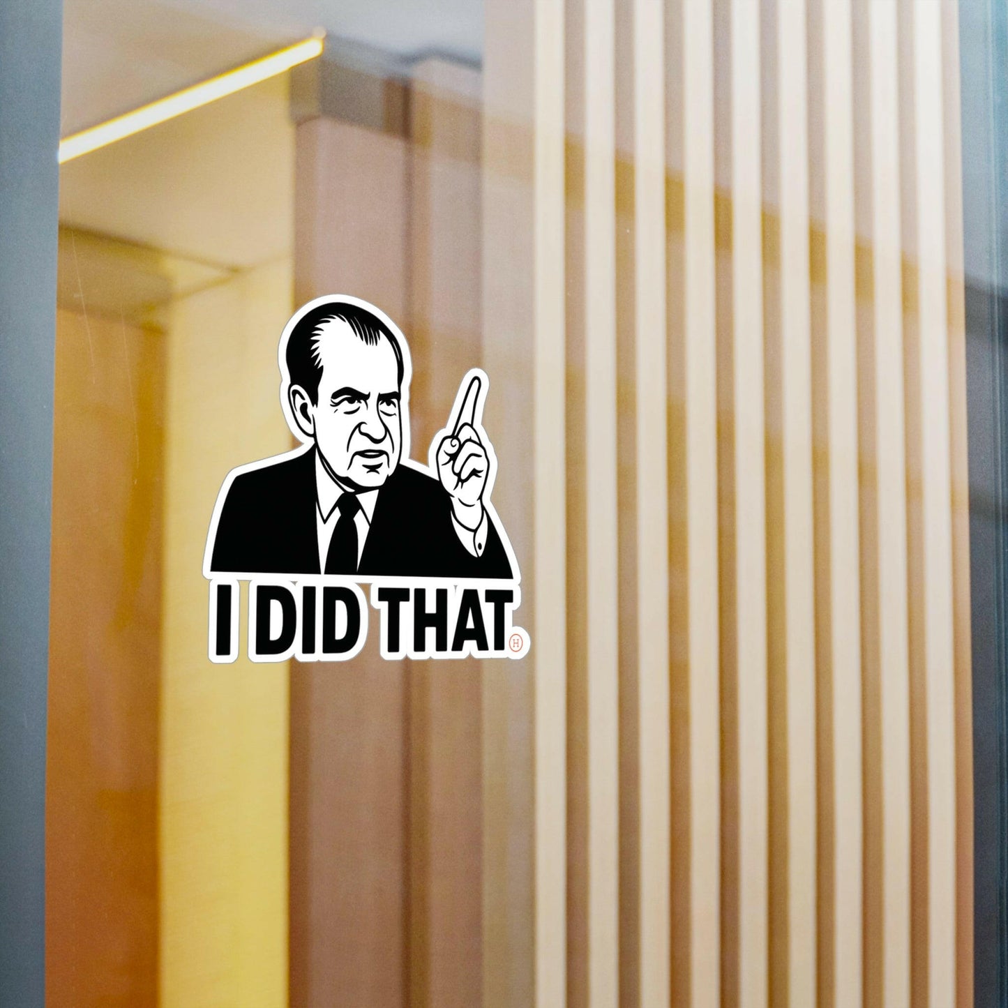 I Did That - What Happened in 1971 / Vinyl Decal - The Orange Habit - The Orange Habit