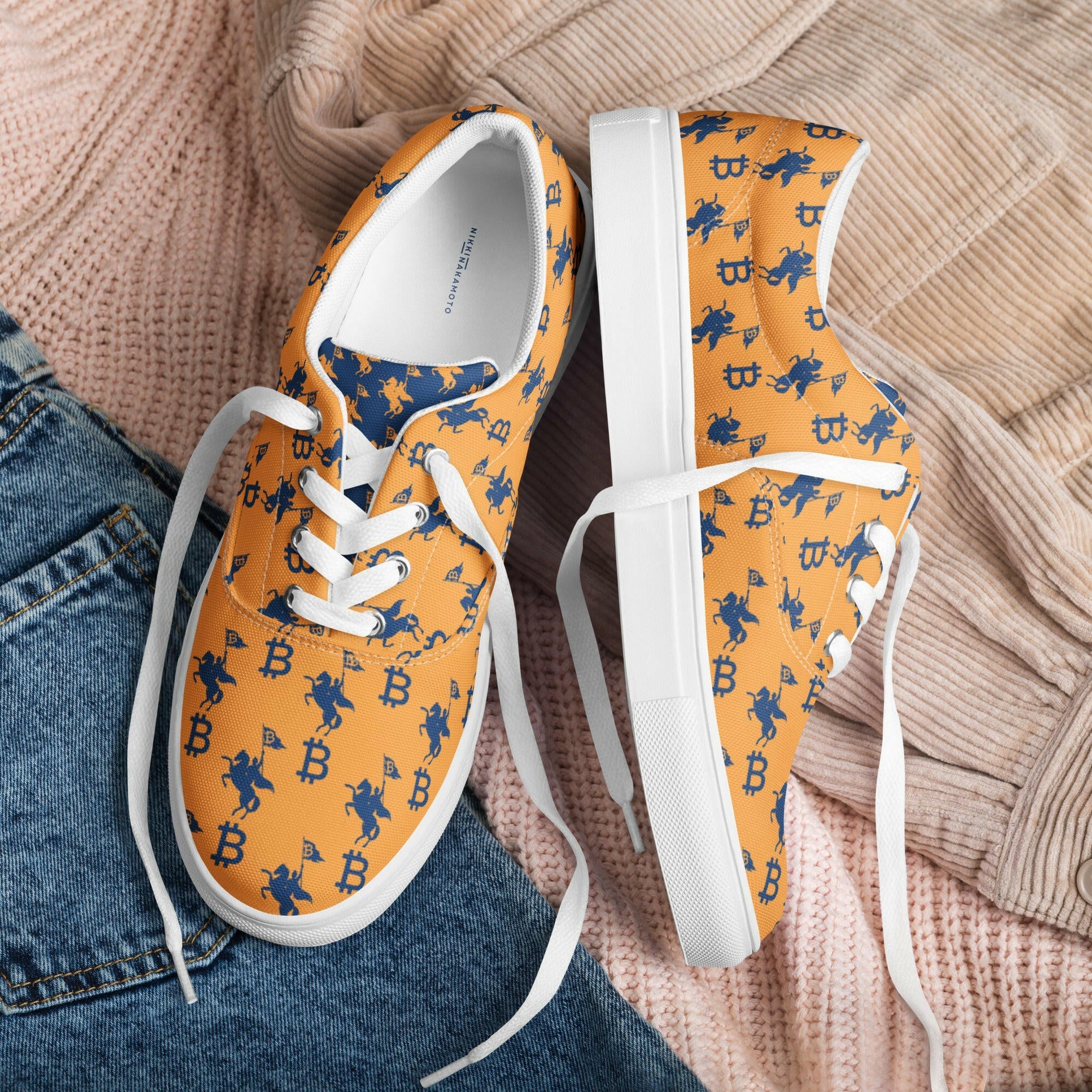 Bitcoin Shoes | The Orange Habit - The Orange Habit