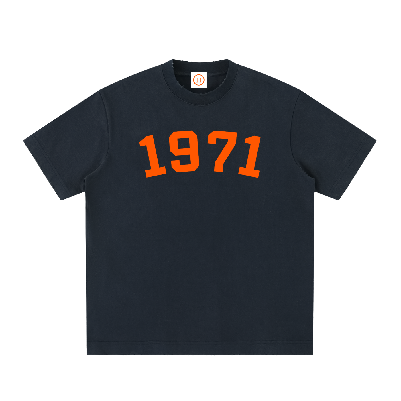 1971: HW Vintage Washed Frayed T-Shirt