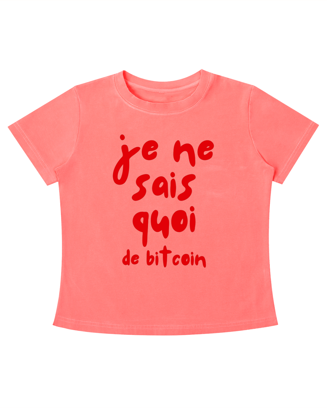 Women's Bitcoin T-shirt from the Bitcoin Paris Collection at SVRN Society