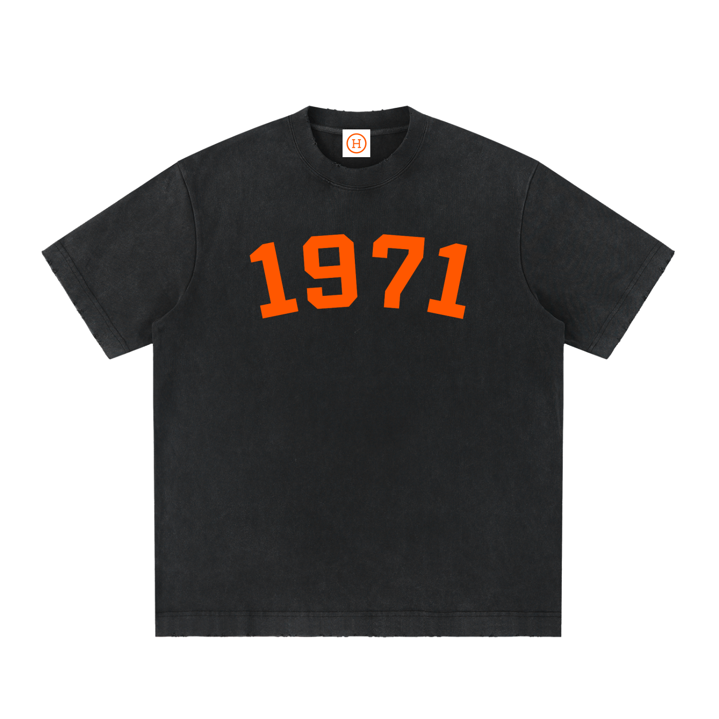1971: HW Vintage Washed Frayed T-Shirt