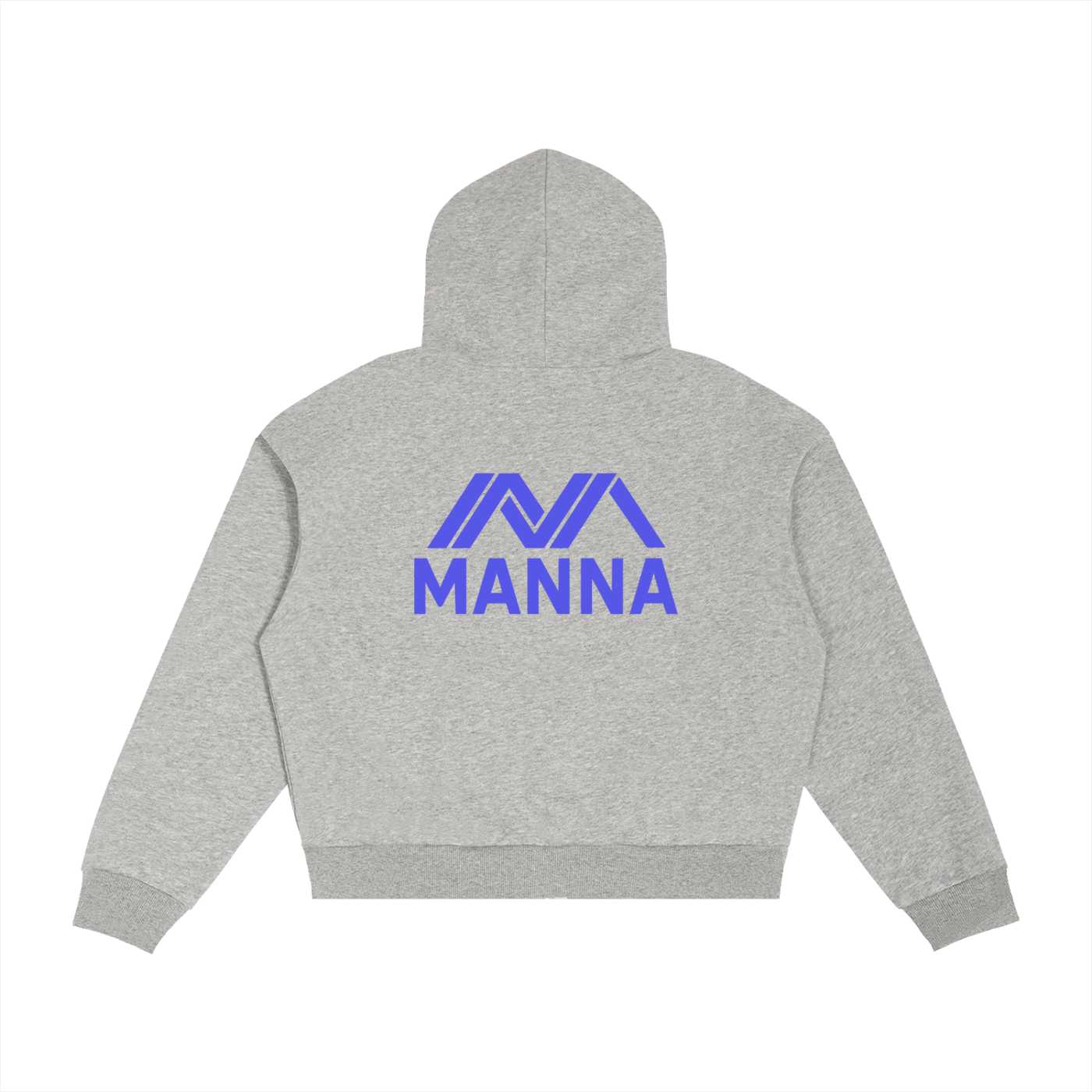 Manna Bitcoin: Contrast Plaid Boxy Zip Hoodie