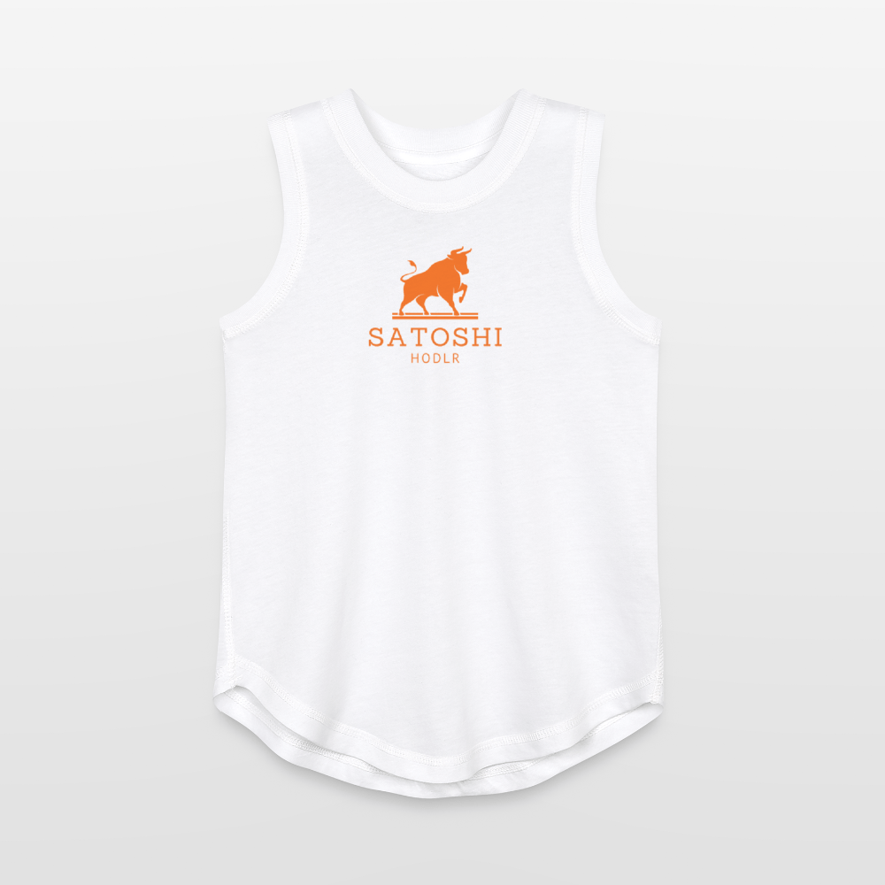 Satoshi HODLR / Girls Relaxed Tank Top - white