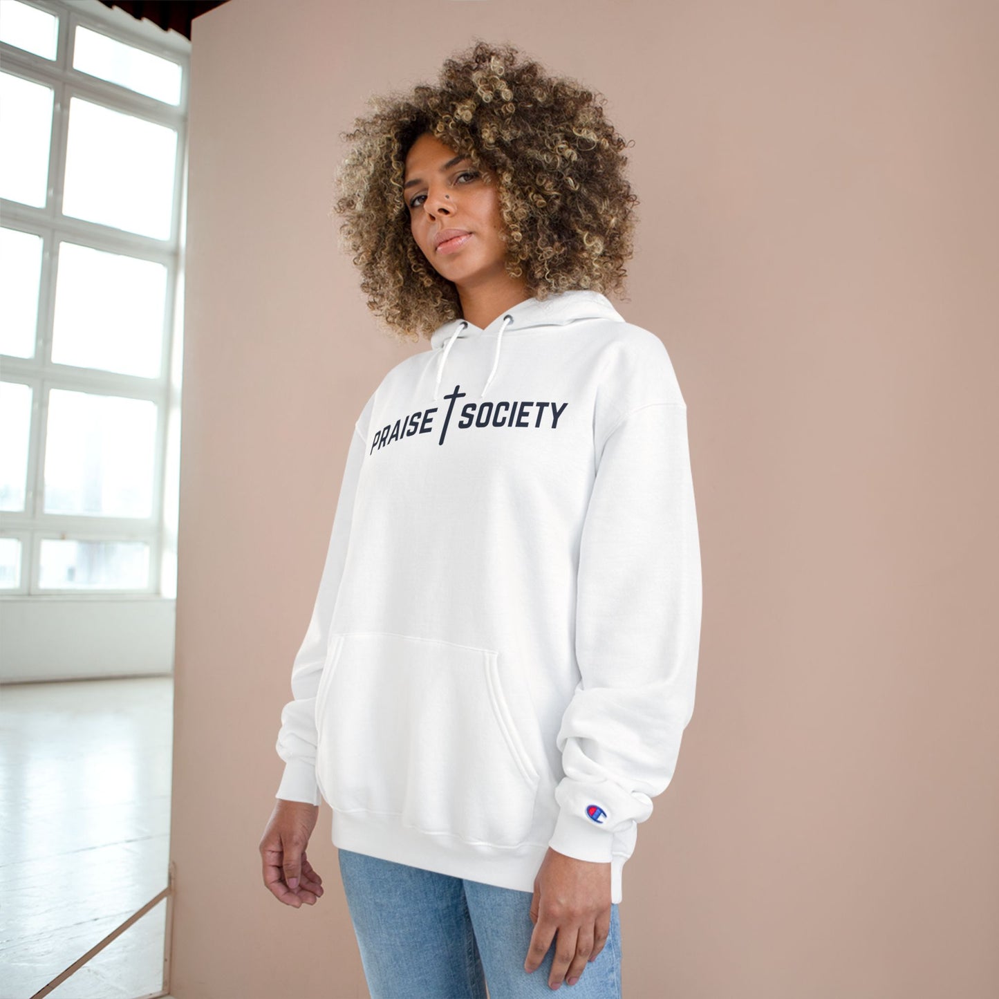 Walks On Water Unisex Champion Hoodie
