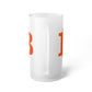 Bitcoin beer mug by orange habit home handle view