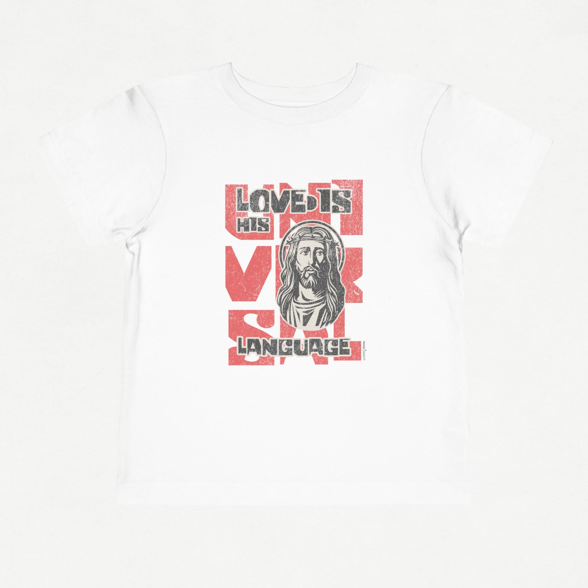Camiseta unisex infantil "El lenguaje universal del amor"