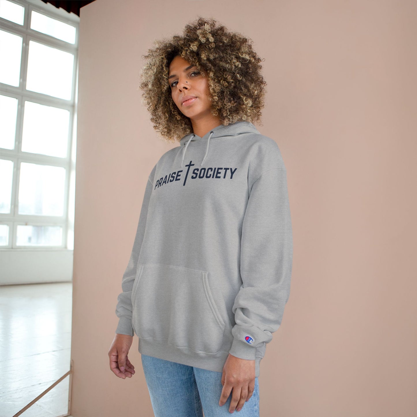 Walks On Water Unisex Champion Hoodie