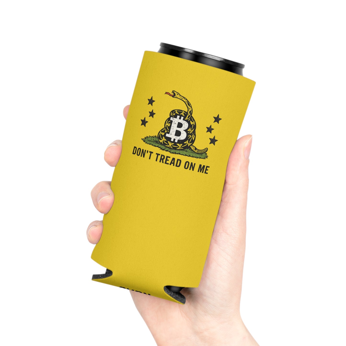 Don’t Tread On Me: Bitcoin Beer Koozie