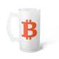 Bitcoin beer mug by orange habit home right view