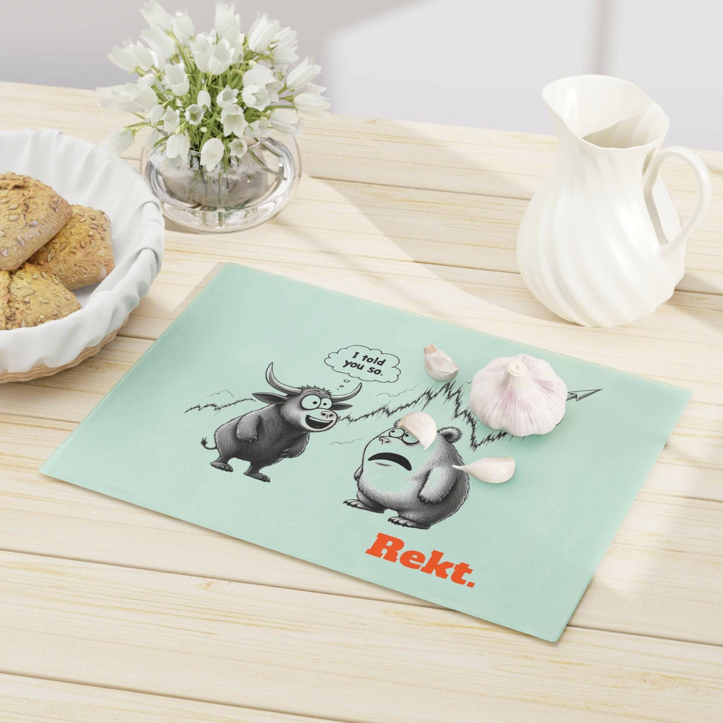 HFSP / Bitcoin Cutting Board - Orange Habit Home - The Orange Habit