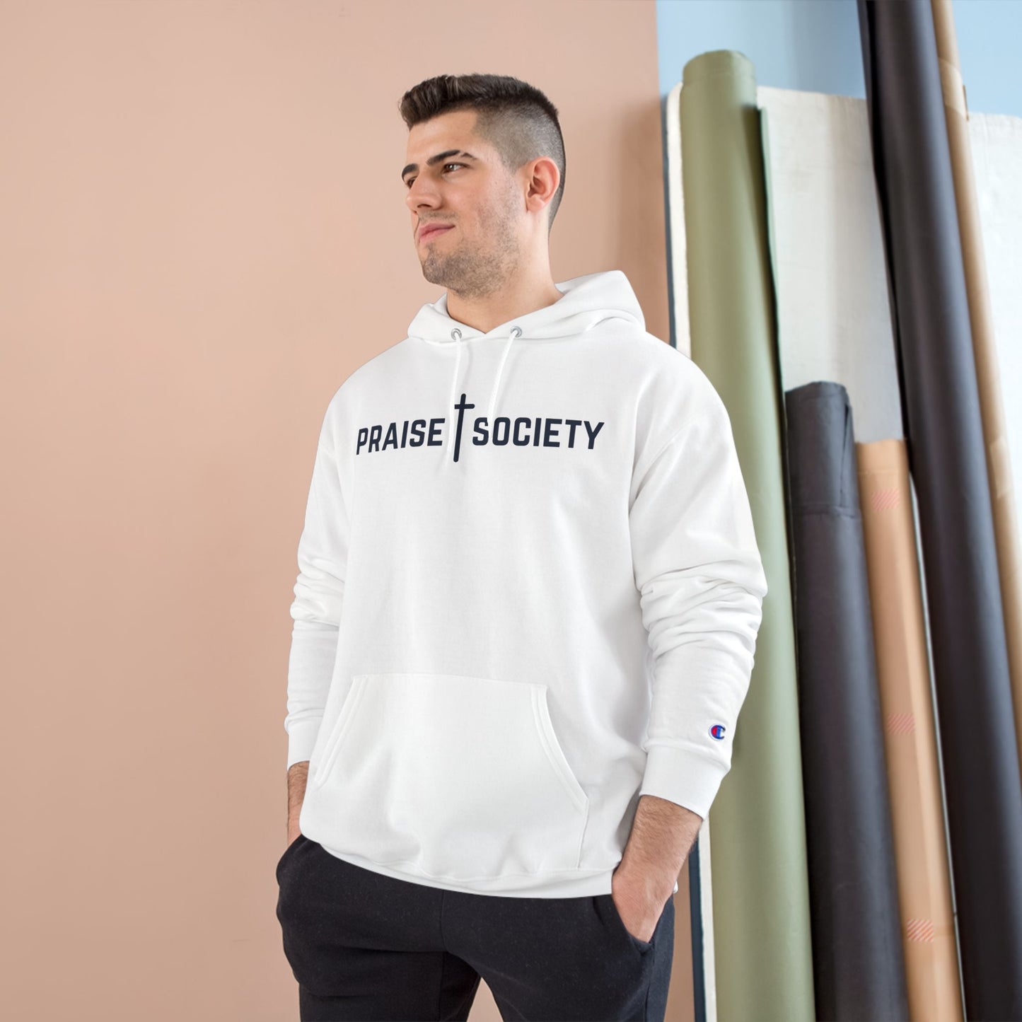 Walks On Water Unisex Champion Hoodie