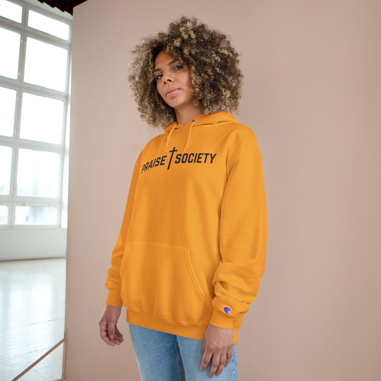 Walks On Water Unisex Champion Hoodie