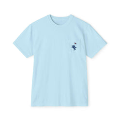 Soft Revolution Bitcoin Pocket Tee in chambray, alternate view 11