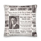 1913 Federal Reserve Act Pillow - SVRN Society