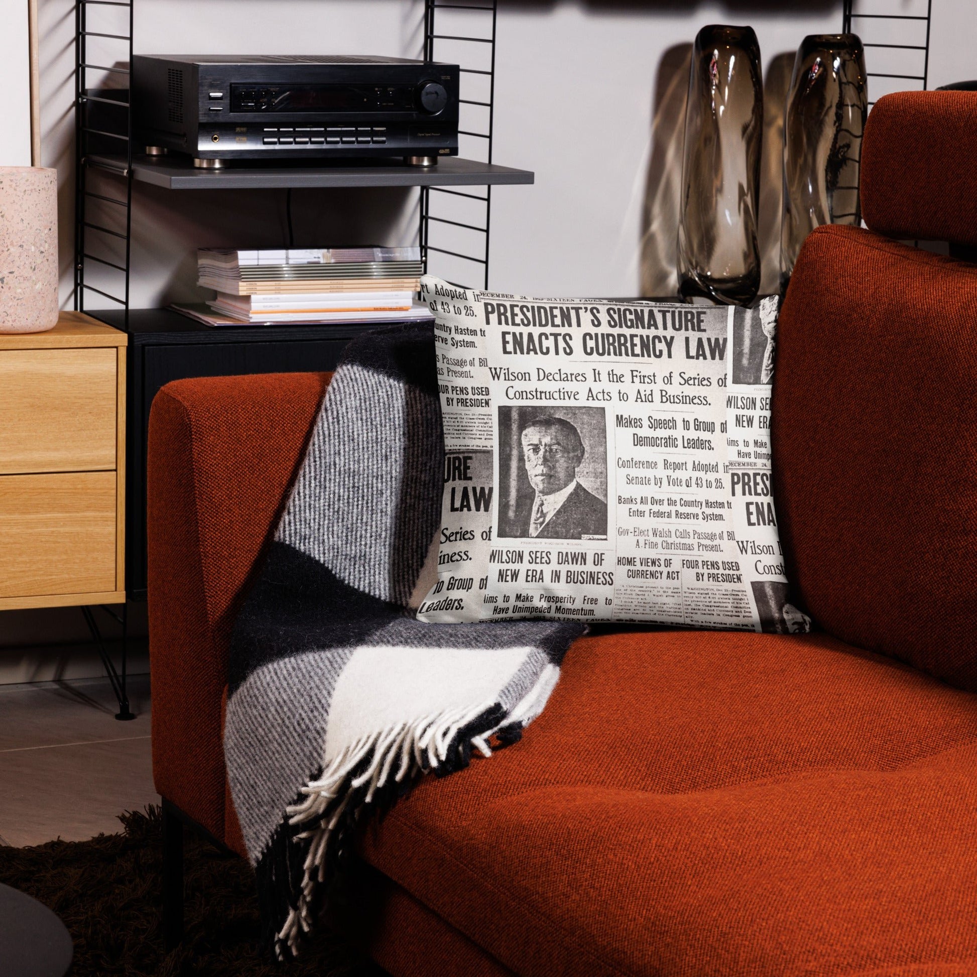 1913 Federal Reserve Act Pillow - SVRN Society