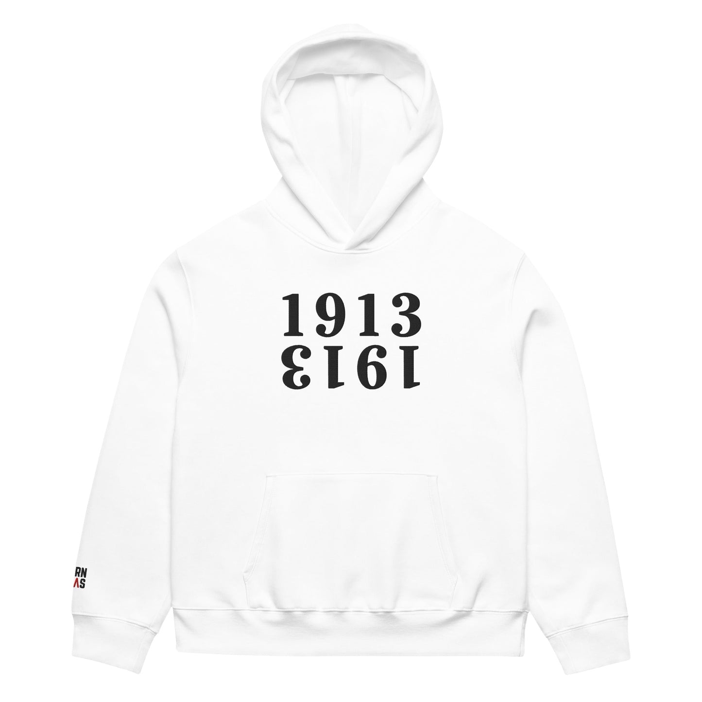 1913 Bitcoin themed hoodie in white by SVRN Society