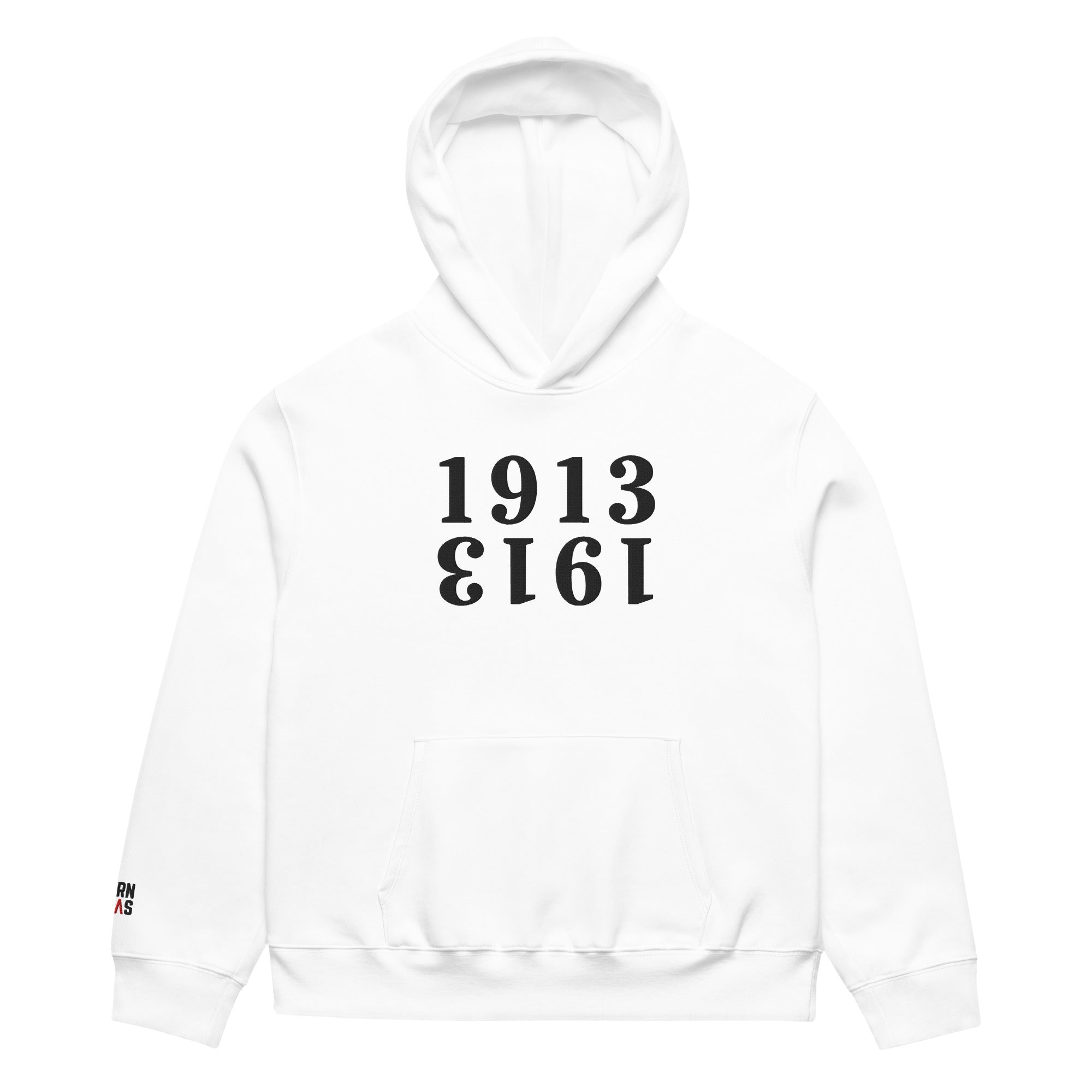 1913 Bitcoin themed hoodie in white by SVRN Society
