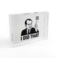 1971 Decorative Nixon 'I Did That' Acrylic Desk Block - SVRN Society