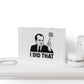 1971 Decorative Nixon 'I Did That' Acrylic Desk Block - SVRN Society